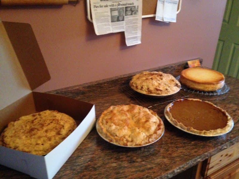 Heart Shaped Cheesecake on marble counter